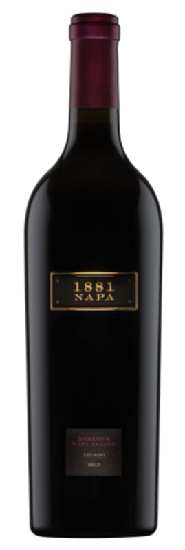 1881 Napa Reserve Red 2017 Front Bottle Shot