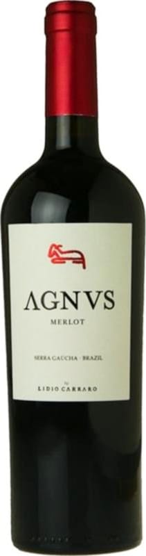Lidio Carraro Agnus Merlot 2014 Front Bottle Shot