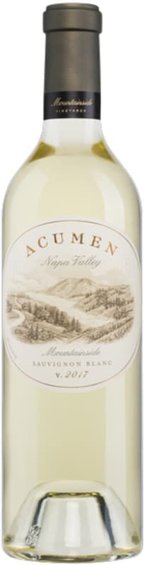 Acumen Mountainside Sauvignon Blanc 2017 Front Bottle Shot