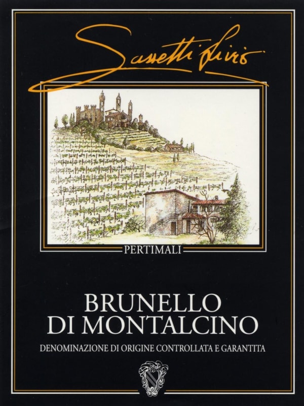 Pertimali Brunello di Montalcino Sangiovese 2011 Front Label