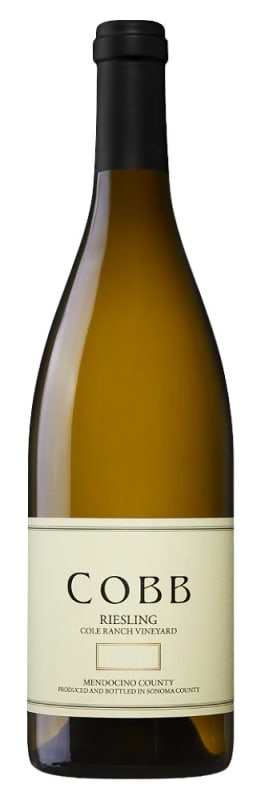 Cobb Wines Cole Ranch Vineyard Riesling 2024 Front Bottle Shot