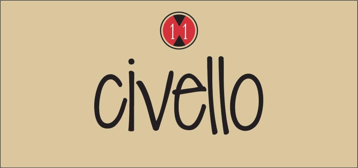 Row Eleven Civello White 2012 Front Label