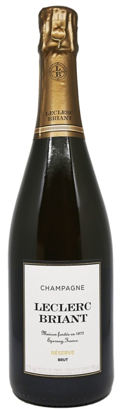 Champagne Leclerc Briant Brut Reserve Front Bottle Shot