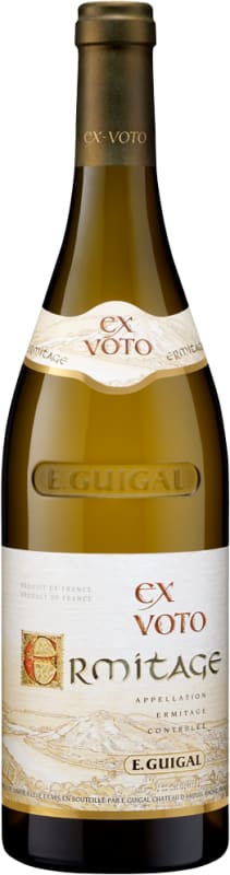 E. Guigal Ex Voto Ermitage Blanc 2022 Front Bottle Shot