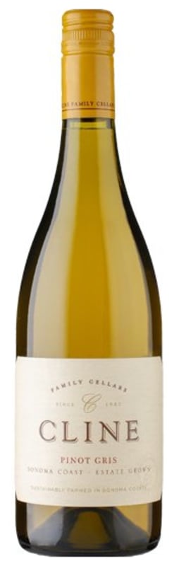 Cline Pinot Gris 2015 Front Bottle Shot