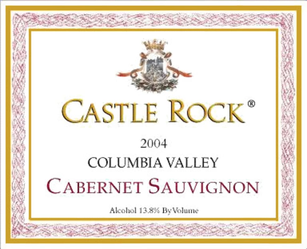 Castle Rock Columbia Valley Cabernet Sauvignon 2004 Front Label