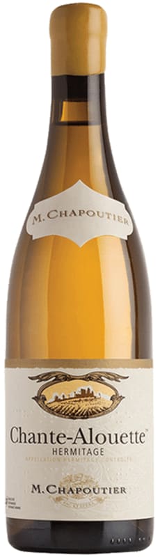 M. Chapoutier Hermitage Chante-Alouette Blanc 2019 Front Bottle Shot