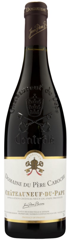 Domaine du Pere Caboche Chateauneuf-du-Pape 2020 Front Bottle Shot