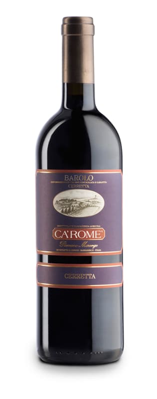 Ca' Rome Barolo Vigna Cerretta 2016 Front Bottle Shot