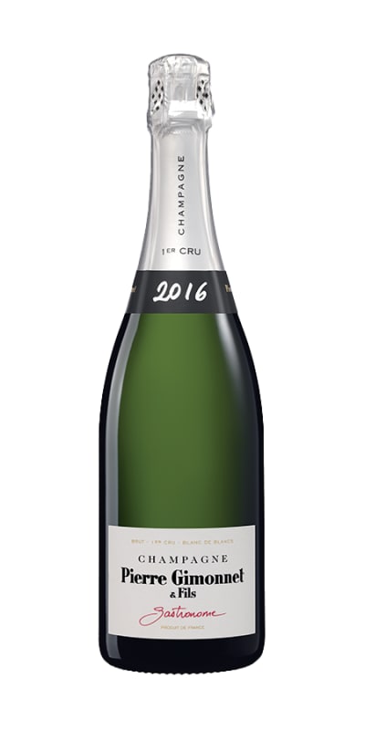 Pierre Gimonnet Gastronome Blanc de Blancs Brut 2016 Front Bottle Shot