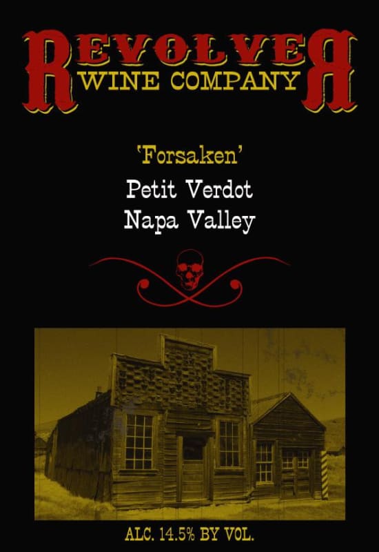 Page Wine Cellars Revolver Wine Company 'Forsaken' Petit Verdot 2014 Front Label