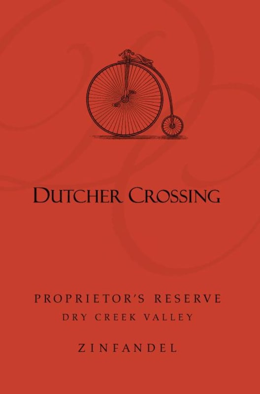 Dutcher Crossing Winery Proprietors Reserve Zinfandel 2011 Front Label