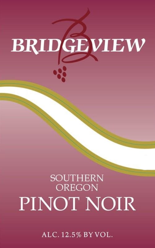 Bridgeview Pinot Noir 2007 Front Label