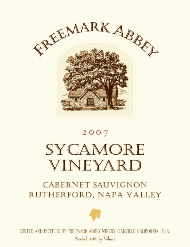 Freemark Abbey Sycamore Cabernet Sauvignon 2007 Front Label