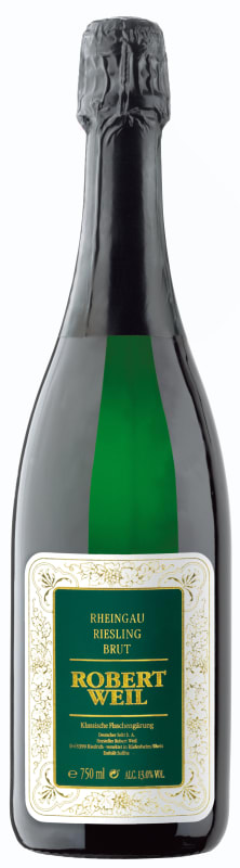 Robert Weil Rheingau Riesling Brut Sekt 2013 Front Bottle Shot