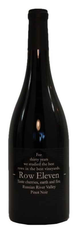 Row Eleven Russian River Pinot Noir 2016 Front Bottle Shot