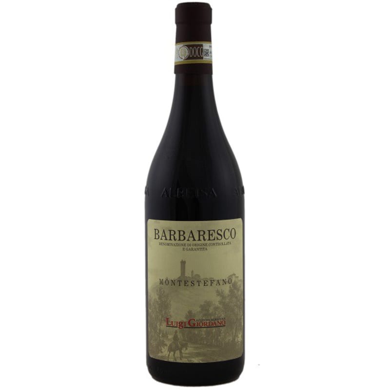 Luigi Giordano Barbaresco Montestefano 2015 Front Bottle Shot