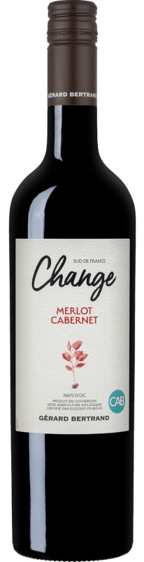 Gerard Bertrand Change Merlot 2020 Front Bottle Shot