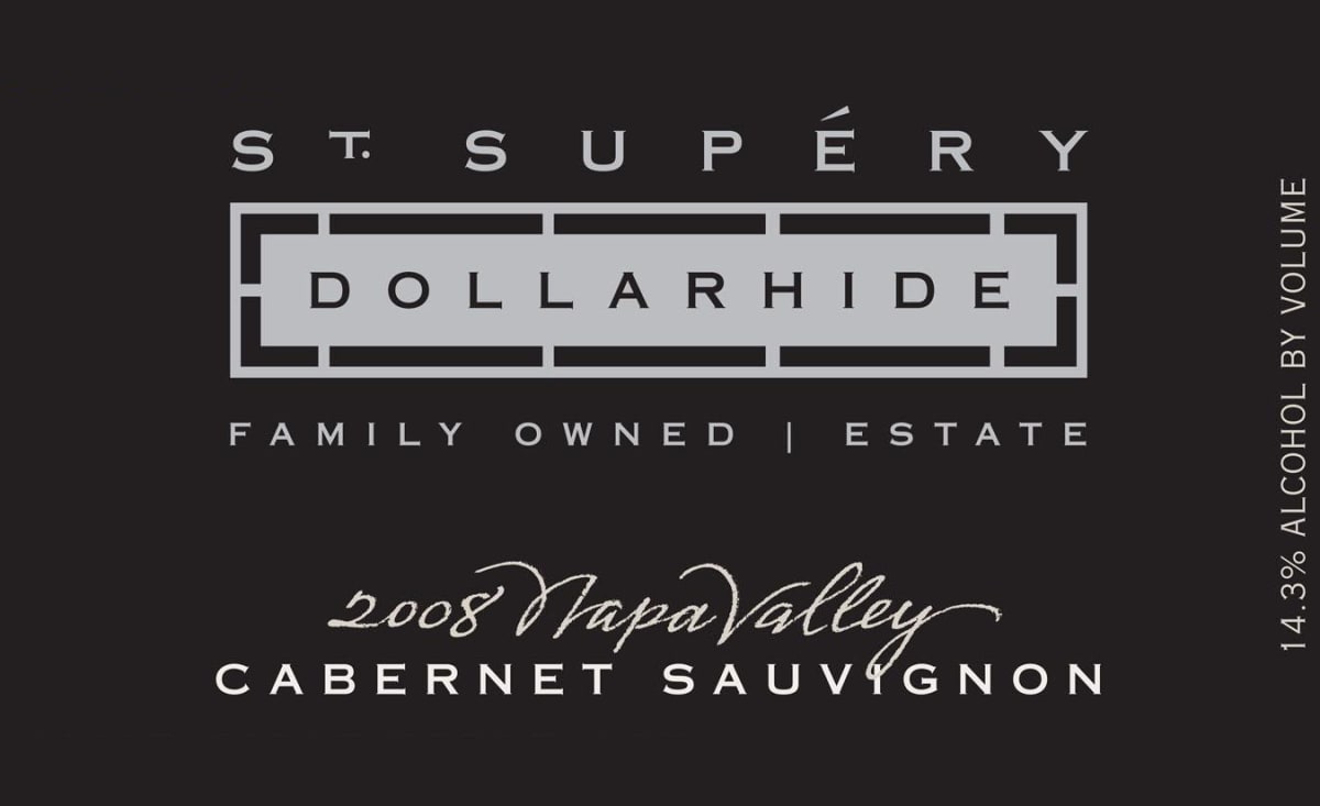 St. Supery Dollarhide Ranch Reserve Cabernet Sauvignon 2008 Front Label