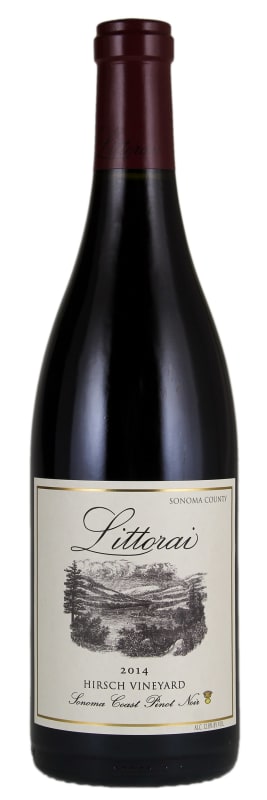 Littorai Hirsch Vineyard Pinot Noir 2014 Front Bottle Shot