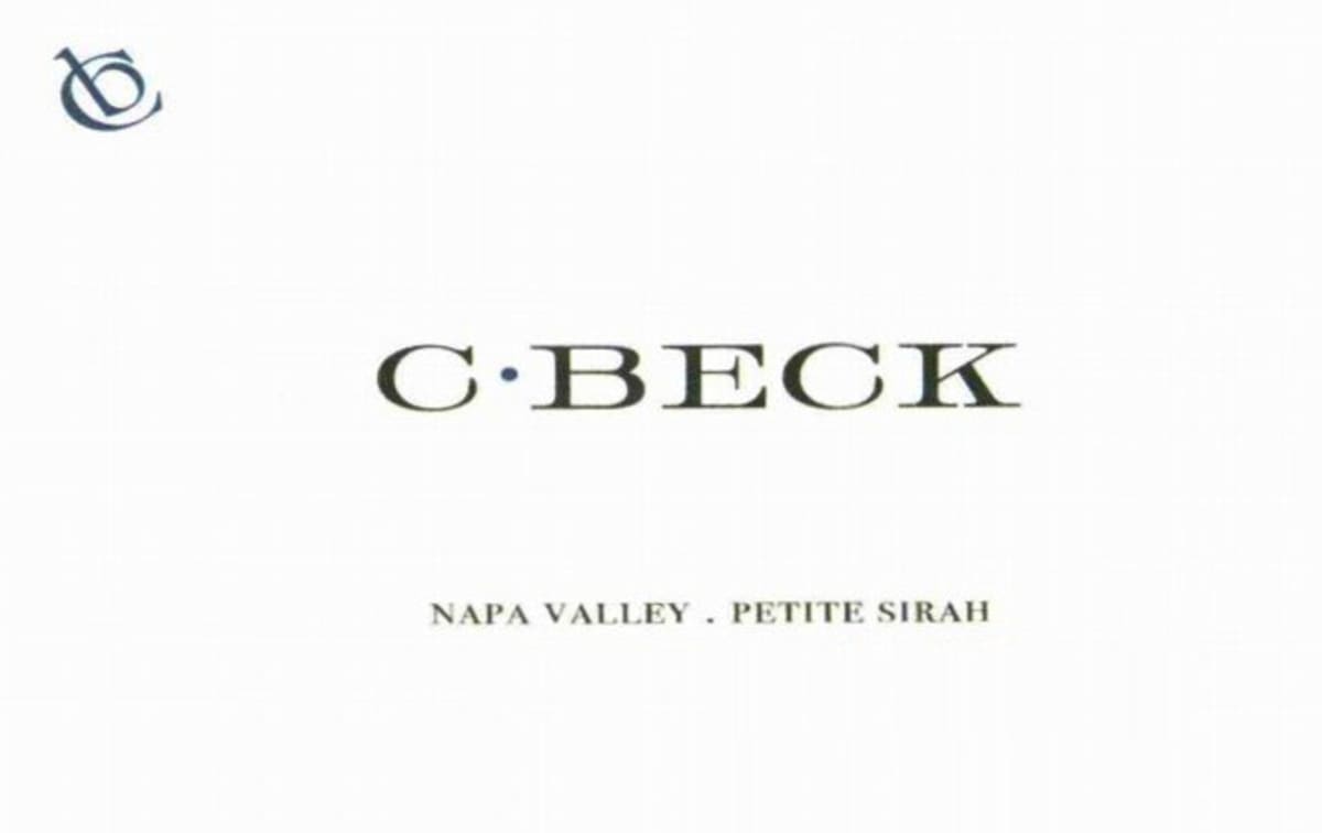 C.Beck Winery Petite Sirah 2007 Front Label