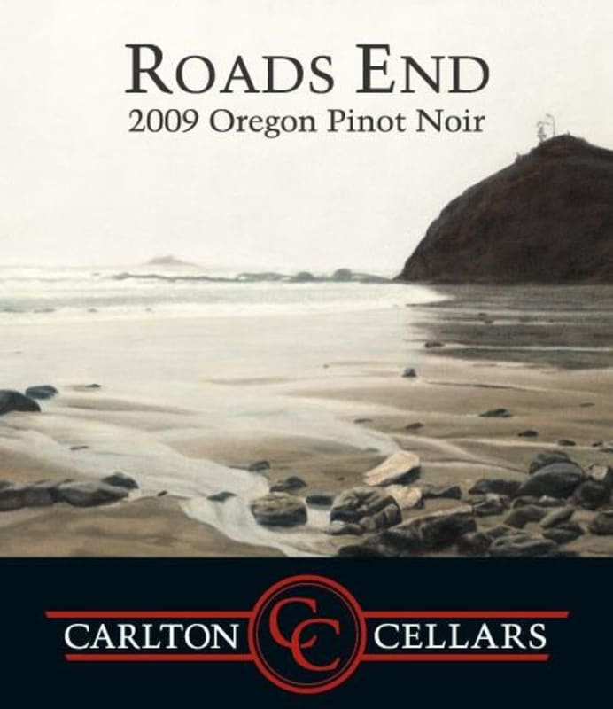 Carlton Roads End Pinot Noir 2009 Front Label