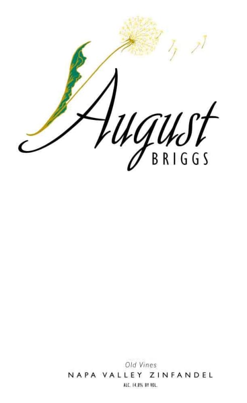 August Briggs Old Vines Zinfandel 2007 Front Label