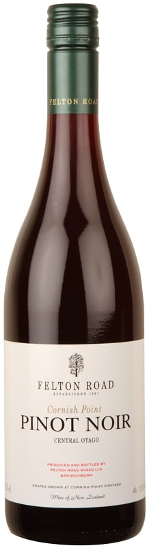 Felton Road Cornish Point Pinot Noir 2021 Front Bottle Shot