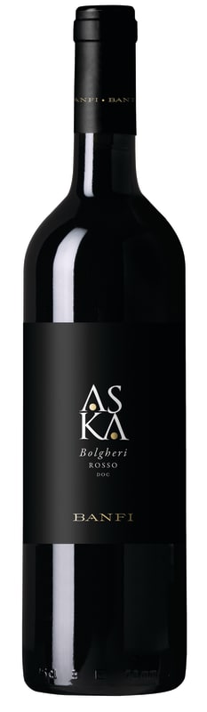 Banfi Aska Bolgheri Rosso 2018 Front Bottle Shot
