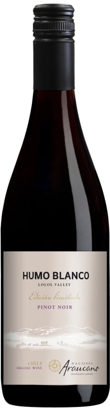 Hacienda Araucano Humo Blanco Organic Pinot Noir 2019 Front Bottle Shot
