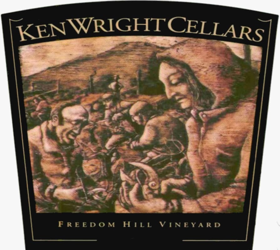 Ken Wright Cellars Freedom Hill Vineyard Pinot Noir 2007 Front Label