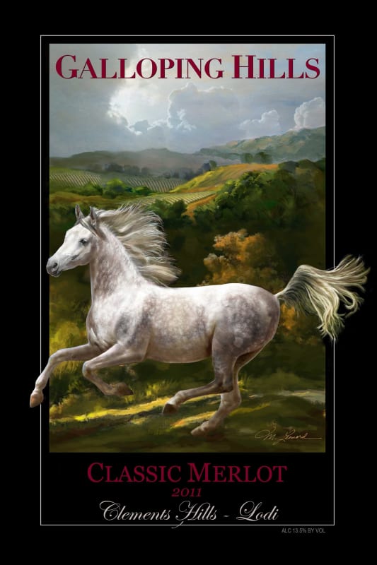 Galloping Hills Classic Merlot 2011 Front Label