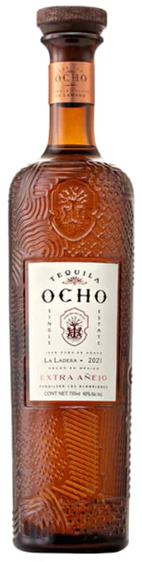 Ocho La Ladera Extra Anejo Front Bottle Shot
