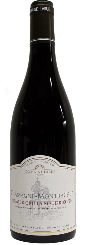 Domaine Larue Chassagne-Montrachet Rouge La Boudriotte Premier Cru 2020 Front Bottle Shot