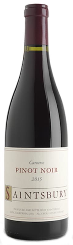 Saintsbury Carneros Pinot Noir 2015 Front Bottle Shot