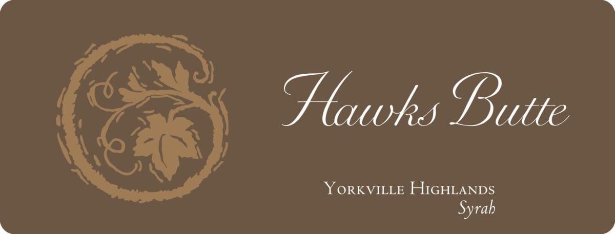 Copain Hawks Butte Syrah 2013 Front Label