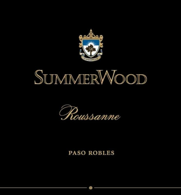 SummerWood Roussanne 2016 Front Label