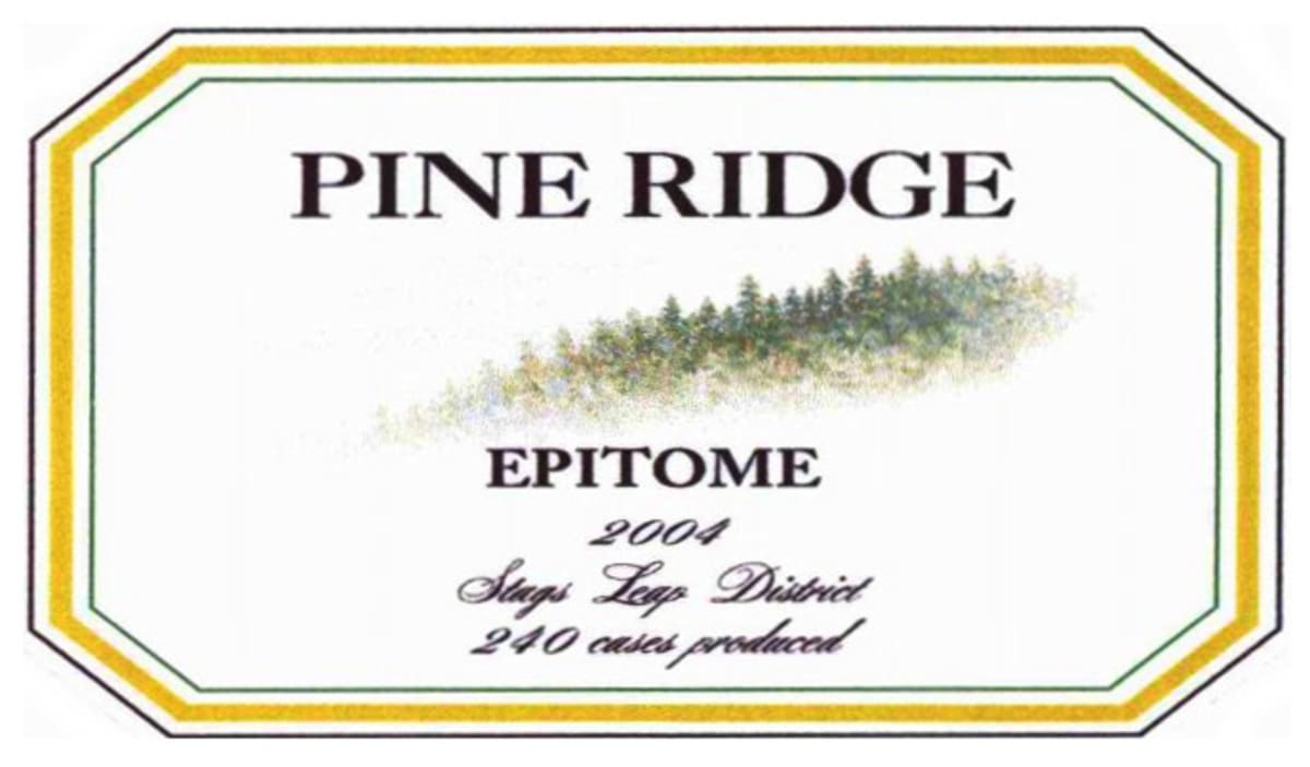 Forefront by Pine Ridge Epitome Cabernet Sauvignon 2004 Front Label