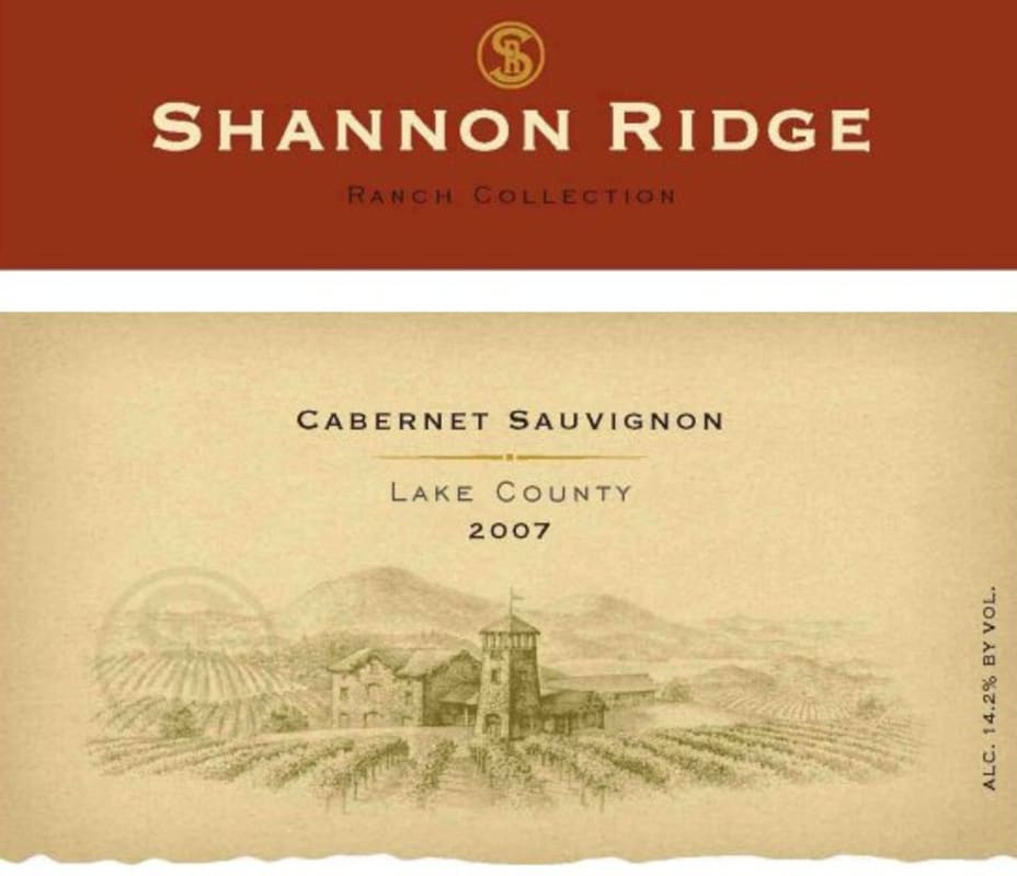 Shannon Ridge Ranch Collection Cabernet Sauvignon 2007 Front Label