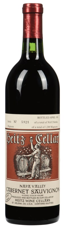 Heitz Cellar Martha's Vineyard Cabernet Sauvignon 1989 Front Bottle Shot