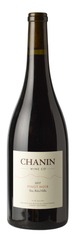 Chanin Sta Rita Hills Pinot Noir 2017 Front Bottle Shot