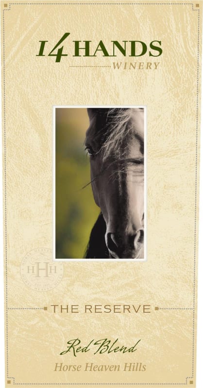 14 Hands The Reserve Red Blend 2013 Front Label