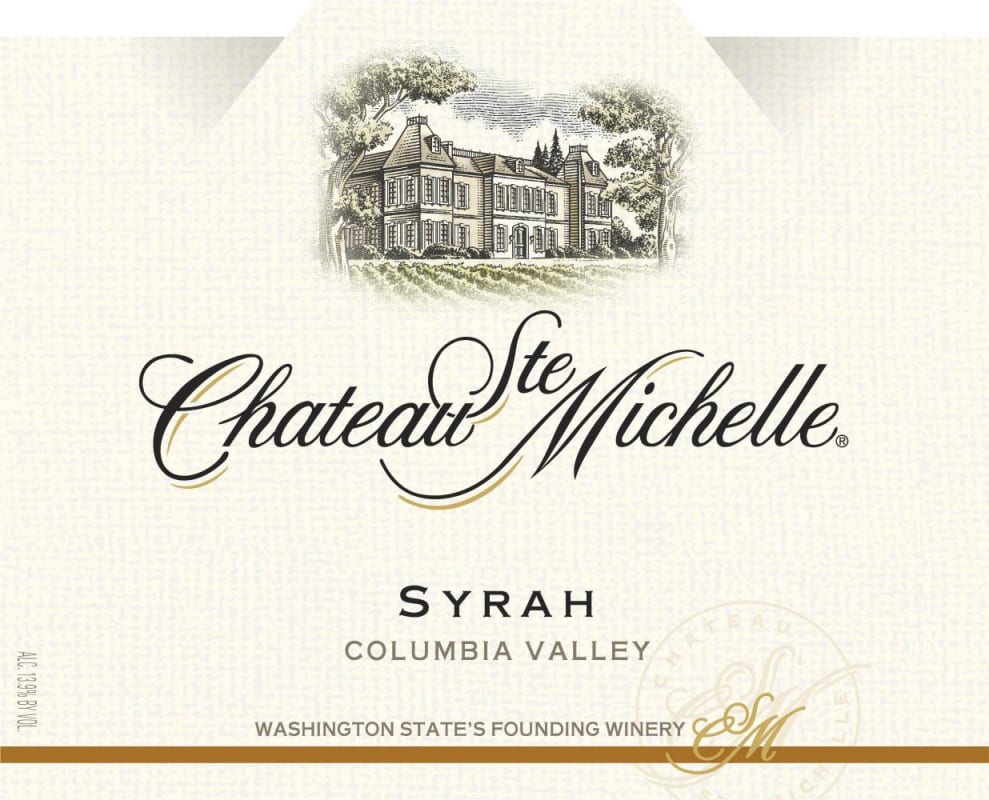 Chateau Ste. Michelle Syrah 2005 Front Label