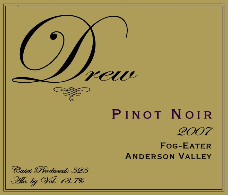 Drew Fog-Eater Pinot Noir 2007 Front Label