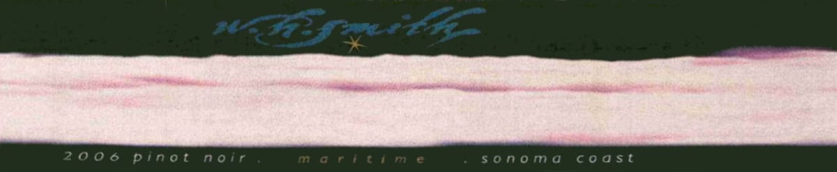 W.H. Smith Maritime Vineyard Pinot Noir 2006 Front Label