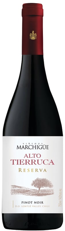 Alto Tierruca Reserva Pinot Noir 2021 Front Bottle Shot