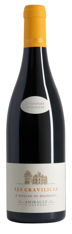 Domaine Xavier et Agnes Amirault St Nicolas de Bourgueil Les Gravilices 2018 Front Bottle Shot