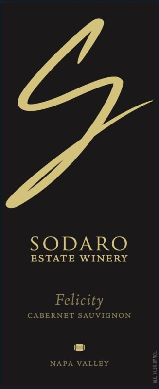 Sodaro Estate Winery 'Felicity' Cabernet Sauvignon 2011 Front Label