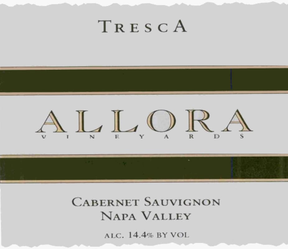 Allora Tresca Cabernet Sauvignon 2006 Front Label