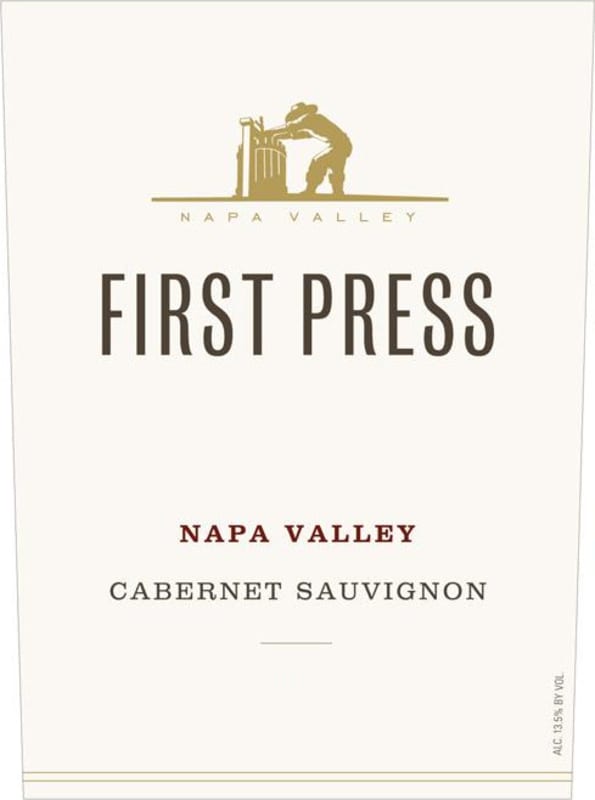First Press Wine Cellars Napa Valley Cabernet Sauvignon 2014 Front Label